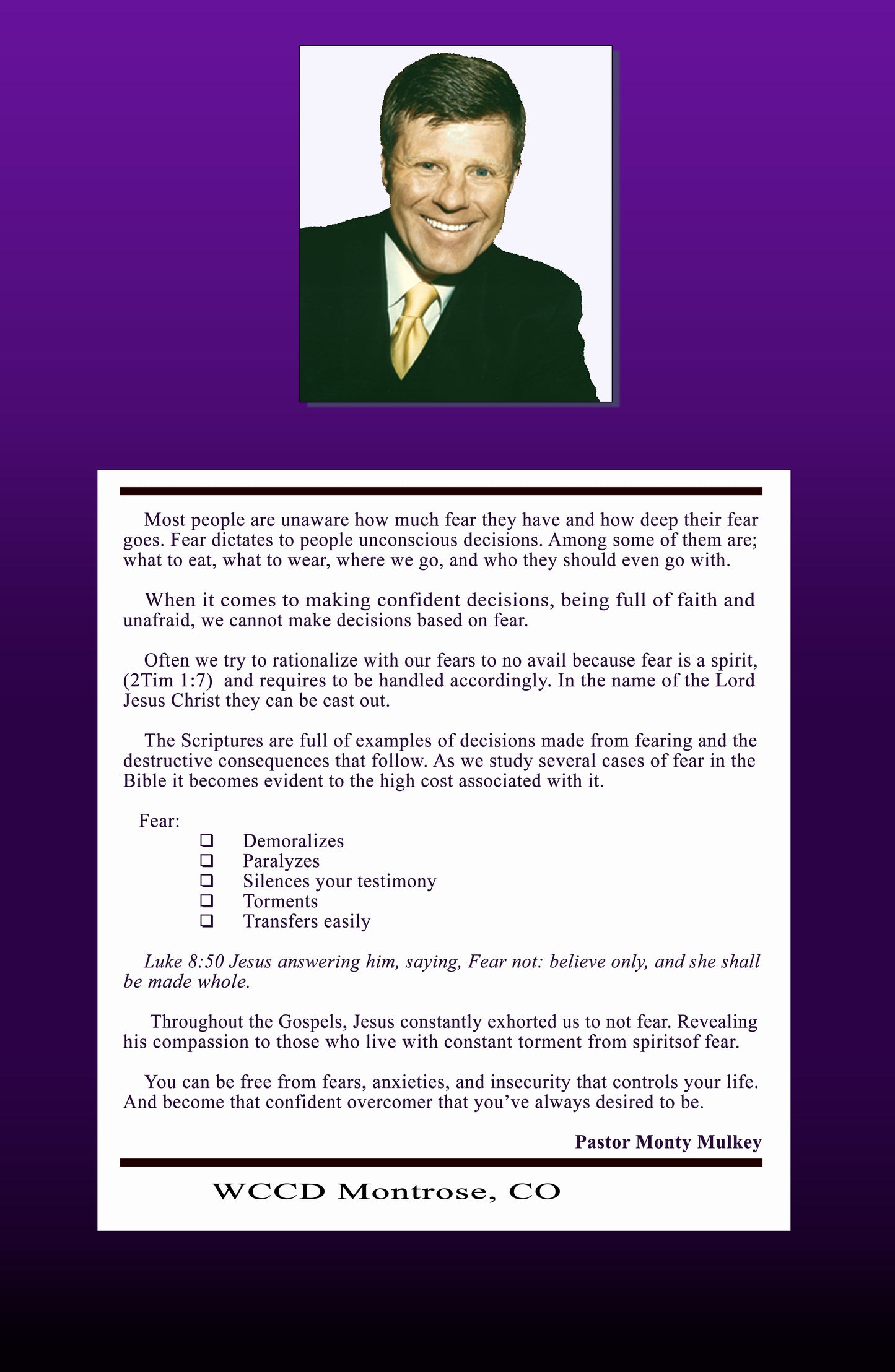 31 The High Cost of Fear