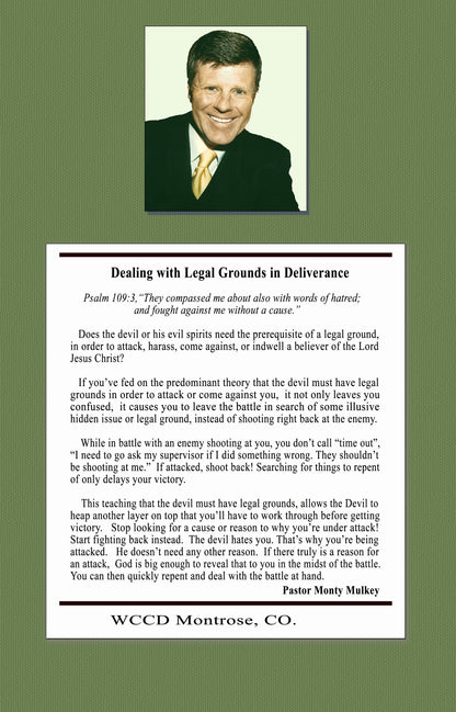 35 Dealing with Legal Ground in Deliverance